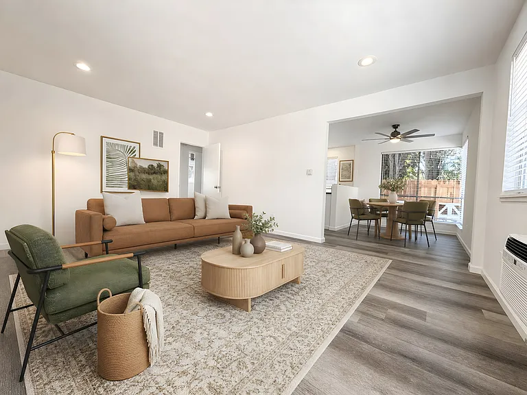 🌴 Hidden Toluca Lake Gem — HUGE 2BR with Designer Finishes + Garage Parking - Property Image 1