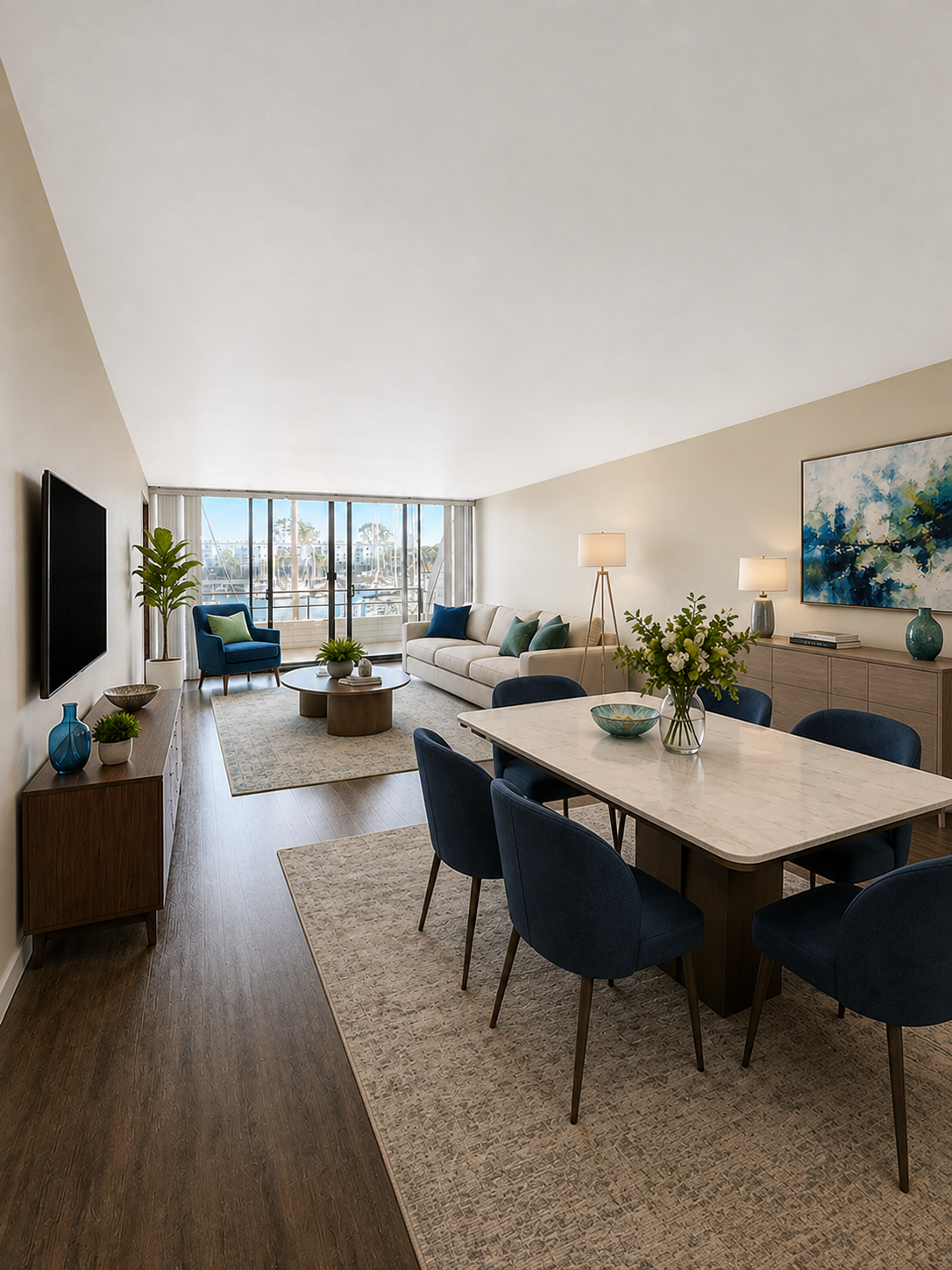 MARINA VIEWS FOR DAYS 🌴 Huge 2BR/2BA + Balcony + Resort-Style Amenities - Property Image 1